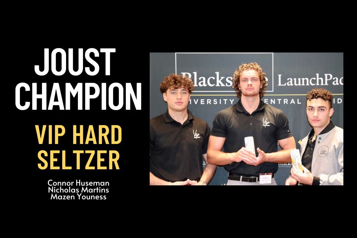 VIP Hard Seltzer Takes the Crown at UCF’s 2023 Joust New Venture Competition