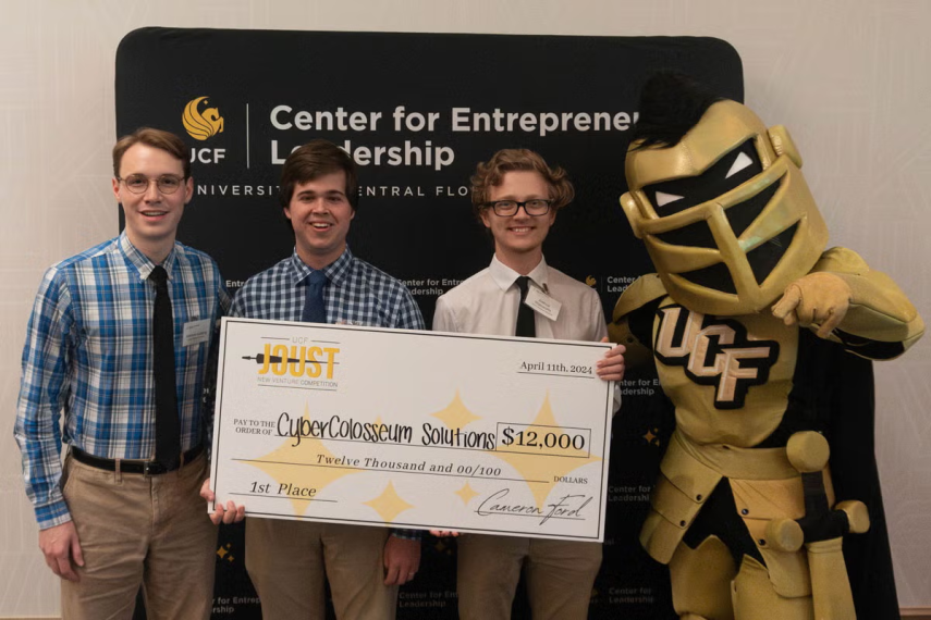 CyberColosseum Solutions Takes First Place at UCF’s 2024 Joust New Venture Competition